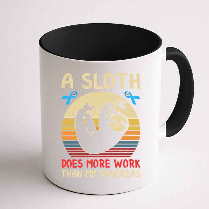 A Sloth Does More Work Than My Pancreas Mug