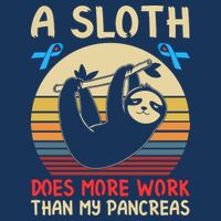 A Sloth Does More Work Than My Pancreas Infant Baby Jersey Bodysuit