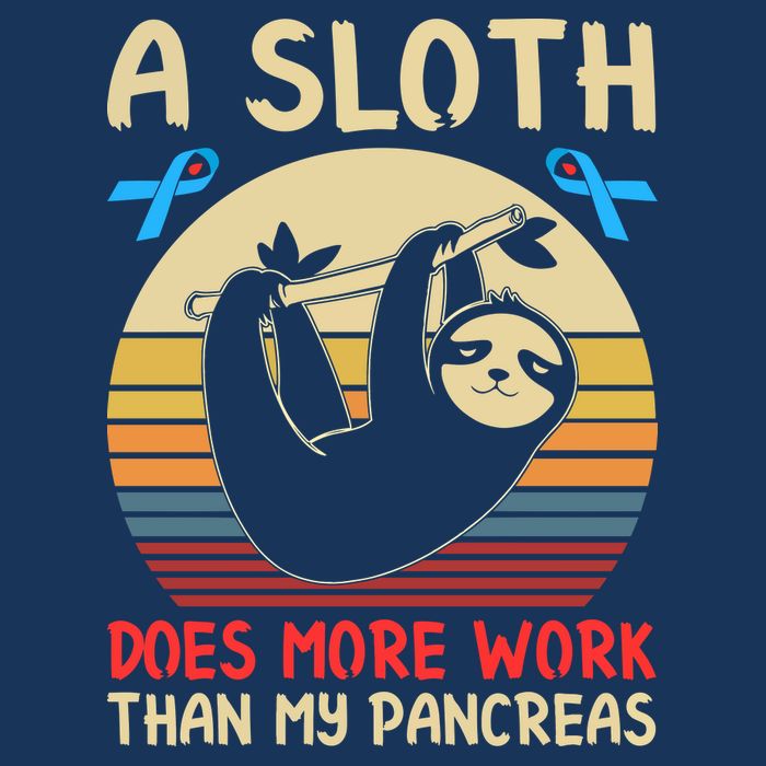 A Sloth Does More Work Than My Pancreas Infant Baby Jersey Bodysuit