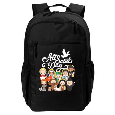 All Saints Day Kids Catholic St Francis Therese Joan Of Arc Backpack