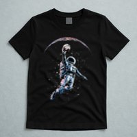 Astronaut Slam Dunk Space Basketball T-Shirt