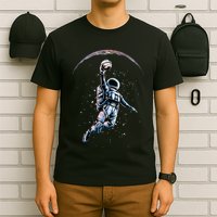Astronaut Slam Dunk Space Basketball T-Shirt