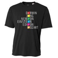 Autism Support Darwin Jung Newton Einste In Edison Mozart Cooling Performance Crew T-Shirt