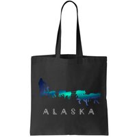 Alaska Sled Dogs Mushing Sled Dog Team A.U.R.O.R.A Borealis Scene Bag