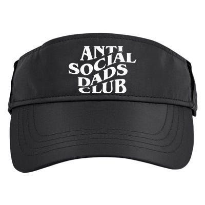 Anti Social Dads Club Funny Fathers Day Adult Drive Performance Visor