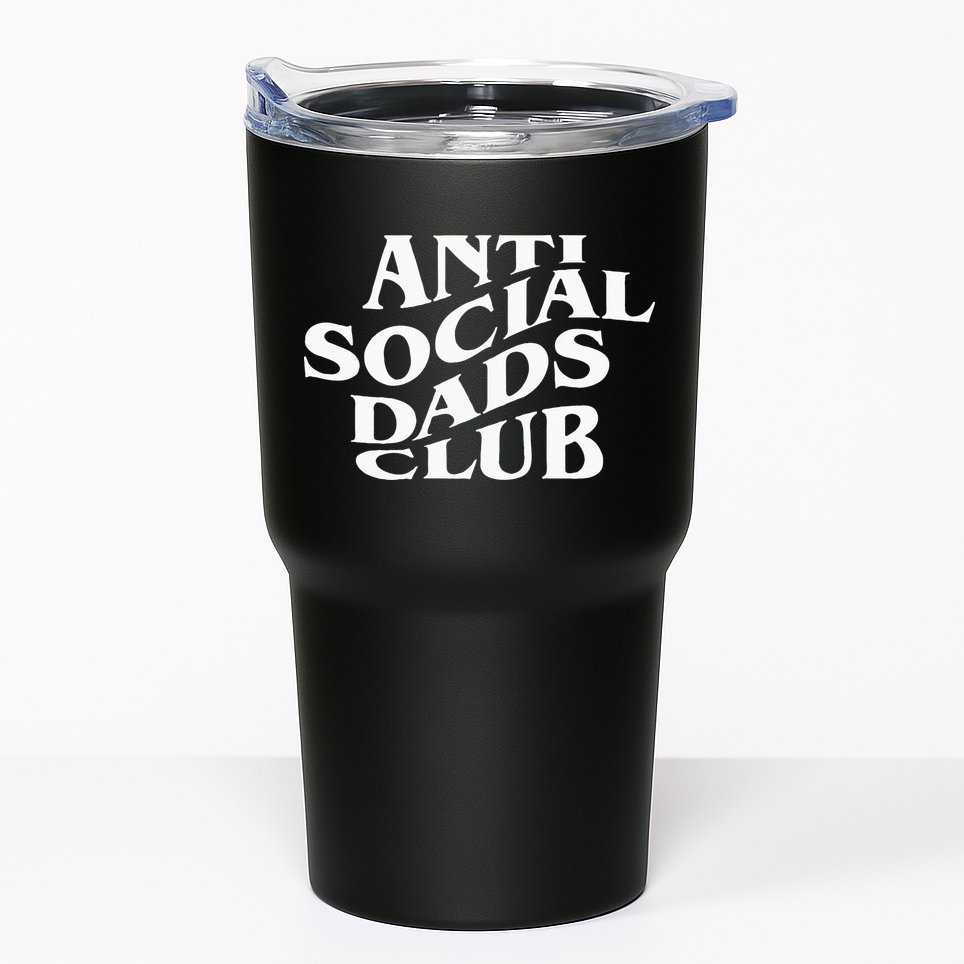 Anti Social Dads Club Funny Fathers Day Tumbler