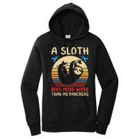 A Sloth Does More Work Than My Pancreas Women's Pullover Hoodie