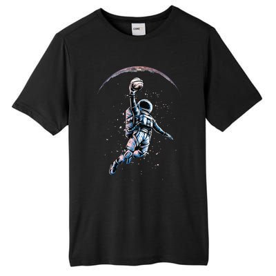 Astronaut Slam Dunk Space Basketball Lover Cool Universe Tall Fusion ChromaSoft Performance T-Shirt