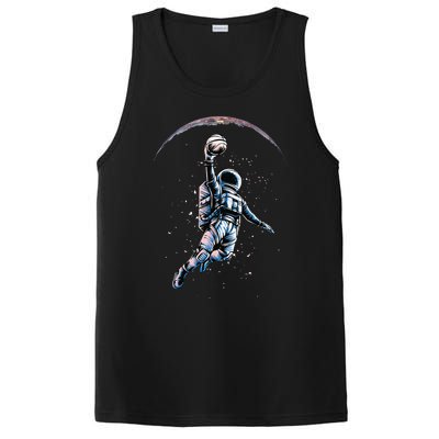 Astronaut Slam Dunk Space Basketball Lover Cool Universe PosiCharge Competitor Tank