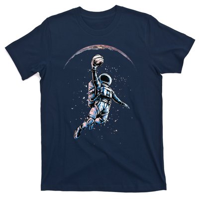 Astronaut Slam Dunk Space Basketball Lover Cool Universe T-Shirt