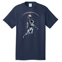 Astronaut Slam Dunk Space Basketball Lover Cool Universe Tall T-Shirt