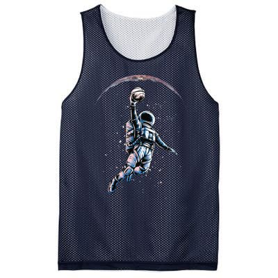 Astronaut Slam Dunk Space Basketball Lover Cool Universe Mesh Reversible Basketball Jersey Tank