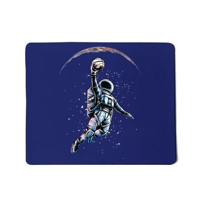 Astronaut Slam Dunk Space Basketball Lover Cool Universe Mousepad