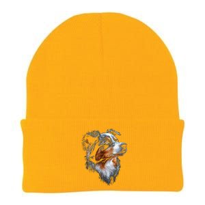 Australian Shepherd Dog Pet Artwork Australian Shepherd Knit Cap Winter Beanie