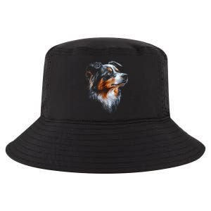 Australian Shepherd Dog Pet Artwork Australian Shepherd Cool Comfort Performance Bucket Hat