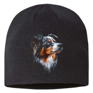 Australian Shepherd Dog Pet Artwork Australian Shepherd Sustainable Beanie