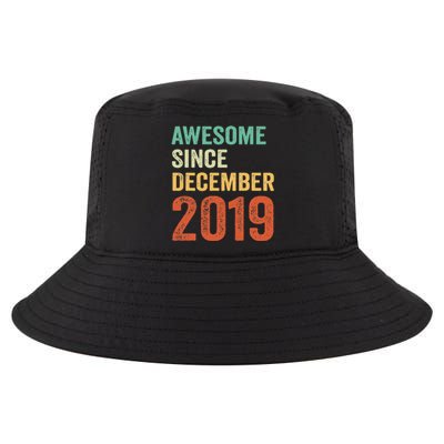 Awesome Since December 2019 3rd Birthday 3 Years Old Gift Cool Comfort Performance Bucket Hat