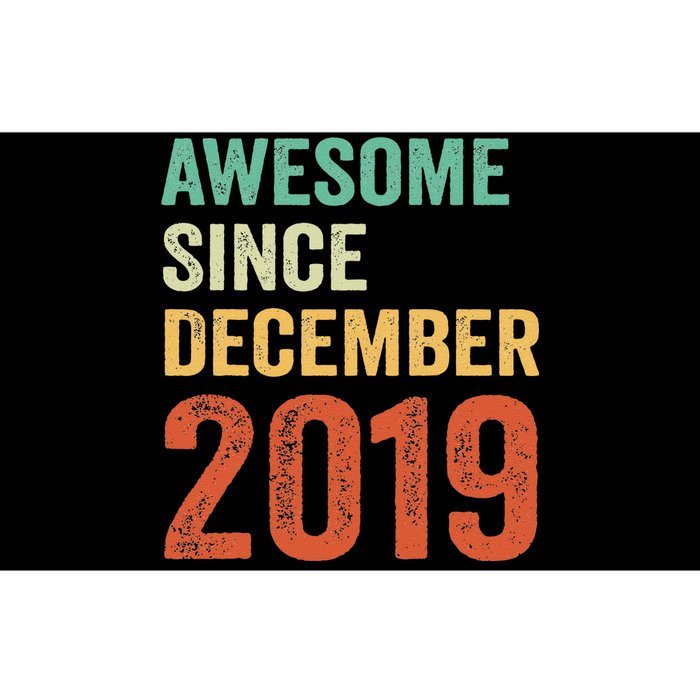 Awesome Since December 2019 3rd Birthday 3 Years Old Gift Bumper Sticker