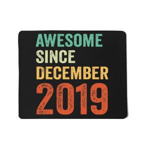 Awesome Since December 2019 3rd Birthday 3 Years Old Gift Mousepad