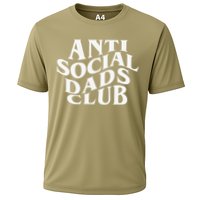 Anti Social Dad Club Funny Father Day Cooling Performance Crew T-Shirt