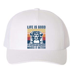 Australian Shepherd Dog Gifts Men Women Australian Shepherd Yupoong Adult 5-Panel Trucker Hat