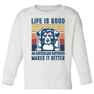 Australian Shepherd Dog Gifts Men Women Australian Shepherd Toddler Long Sleeve Shirt