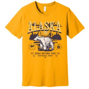 Alaska Sweatshirt Denali National Park Preppy Premium T-Shirt