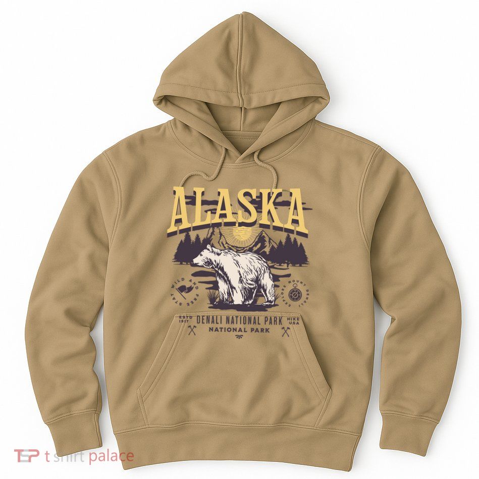 Alaska Sweatshirt Denali National Park Preppy Hoodie