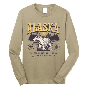 Alaska Sweatshirt Denali National Park Preppy Long Sleeve Shirt