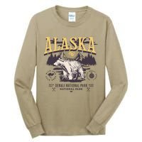 Alaska Sweatshirt Denali National Park Preppy Tall Long Sleeve T-Shirt