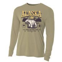 Alaska Sweatshirt Denali National Park Preppy Cooling Performance Long Sleeve Crew