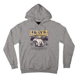 Alaska Sweatshirt Denali National Park Preppy Tall Hoodie