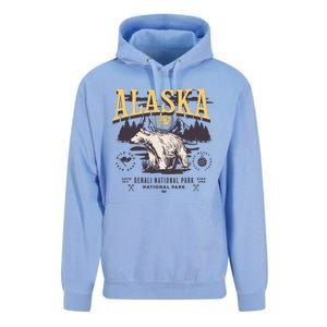 Alaska Sweatshirt Denali National Park Preppy Unisex Surf Hoodie