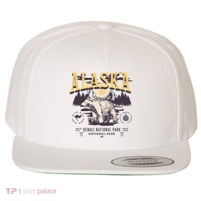 Alaska Sweatshirt Denali National Park Preppy Wool Snapback Cap