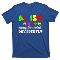 Autism Son Daughter Seeing The World Differently Gift T-Shirt