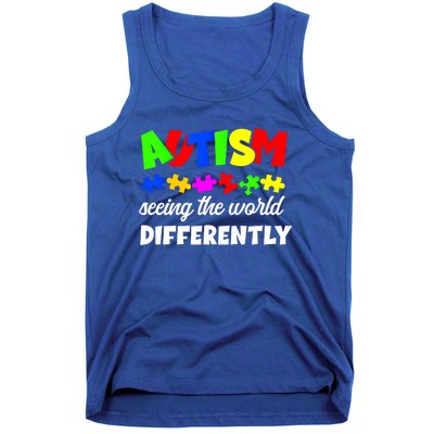 Autism Son Daughter Seeing The World Differently Gift Tank Top