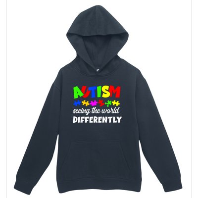 Autism Son Daughter Seeing The World Differently Gift Urban Pullover Hoodie