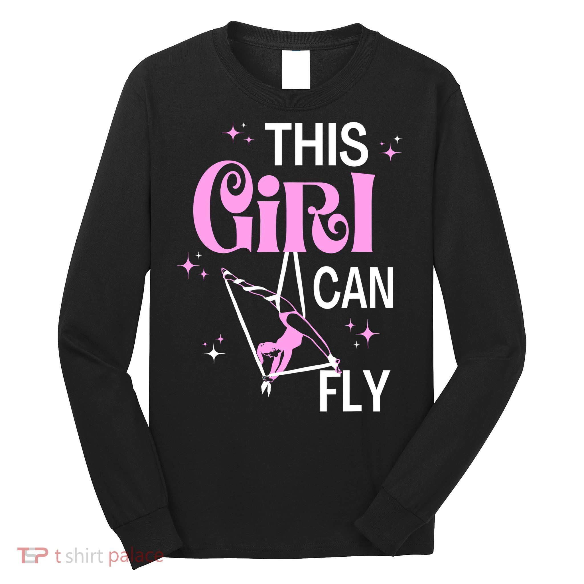 Aerial Silks Dancer Aerialist Air Yoga Acrobatics Women Gift Long Sleeve Shirt