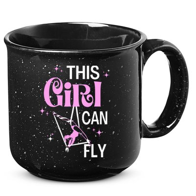 Aerial Silks Dancer Aerialist Air Yoga Acrobatics Women Gift 15oz Campfire Ceramic Mug