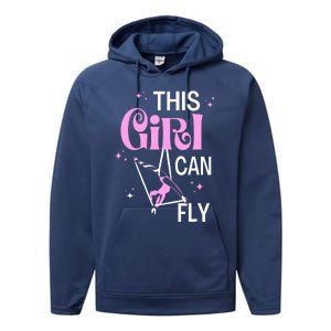 Aerial Silks Dancer Aerialist Air Yoga Acrobatics Women Gift Performance Fleece Hoodie