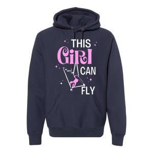 Aerial Silks Dancer Aerialist Air Yoga Acrobatics Women Gift Premium Hoodie