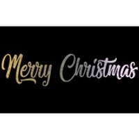 A Simple Design For Merry Christmas Bumper Sticker