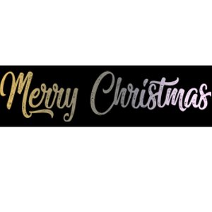 A Simple Design For Merry Christmas Bumper Sticker