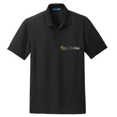 A Simple Design For Merry Christmas Dry Zone Grid Polo