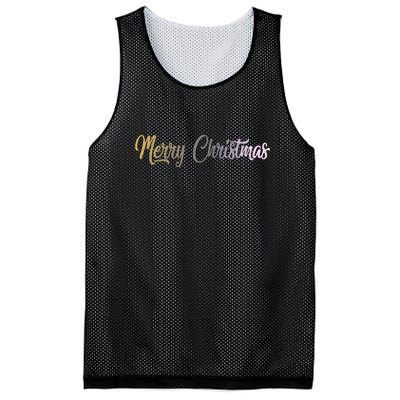 A Simple Design For Merry Christmas Mesh Reversible Basketball Jersey Tank