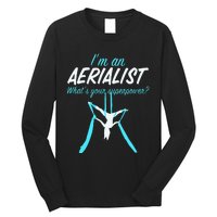 Aerial Silks Dancer Aerialist Air Yoga Acrobatics Women Gift Long Sleeve Shirt