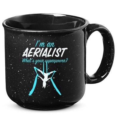 Aerial Silks Dancer Aerialist Air Yoga Acrobatics Women Gift 15oz Campfire Ceramic Mug