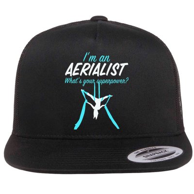 Aerial Silks Dancer Aerialist Air Yoga Acrobatics Women Gift Flatbill Hat