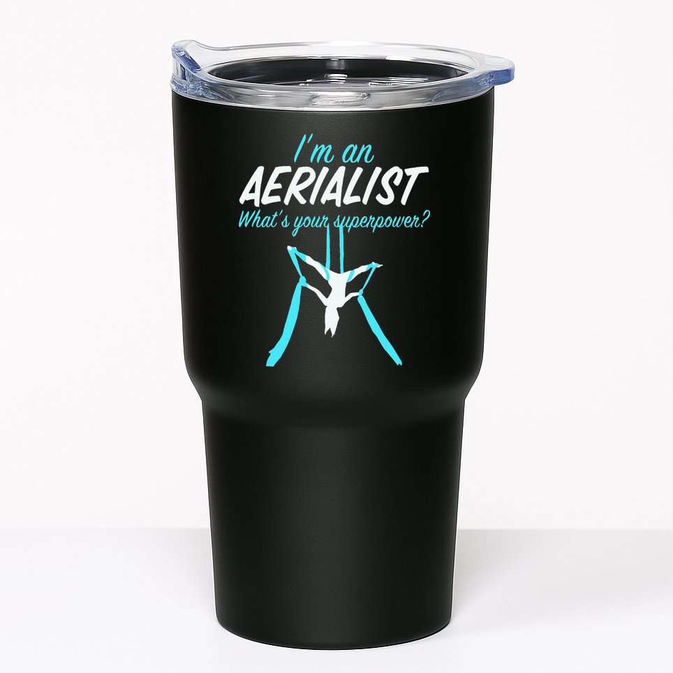 Aerial Silks Dancer Aerialist Air Yoga Acrobatics Women Gift Tumbler