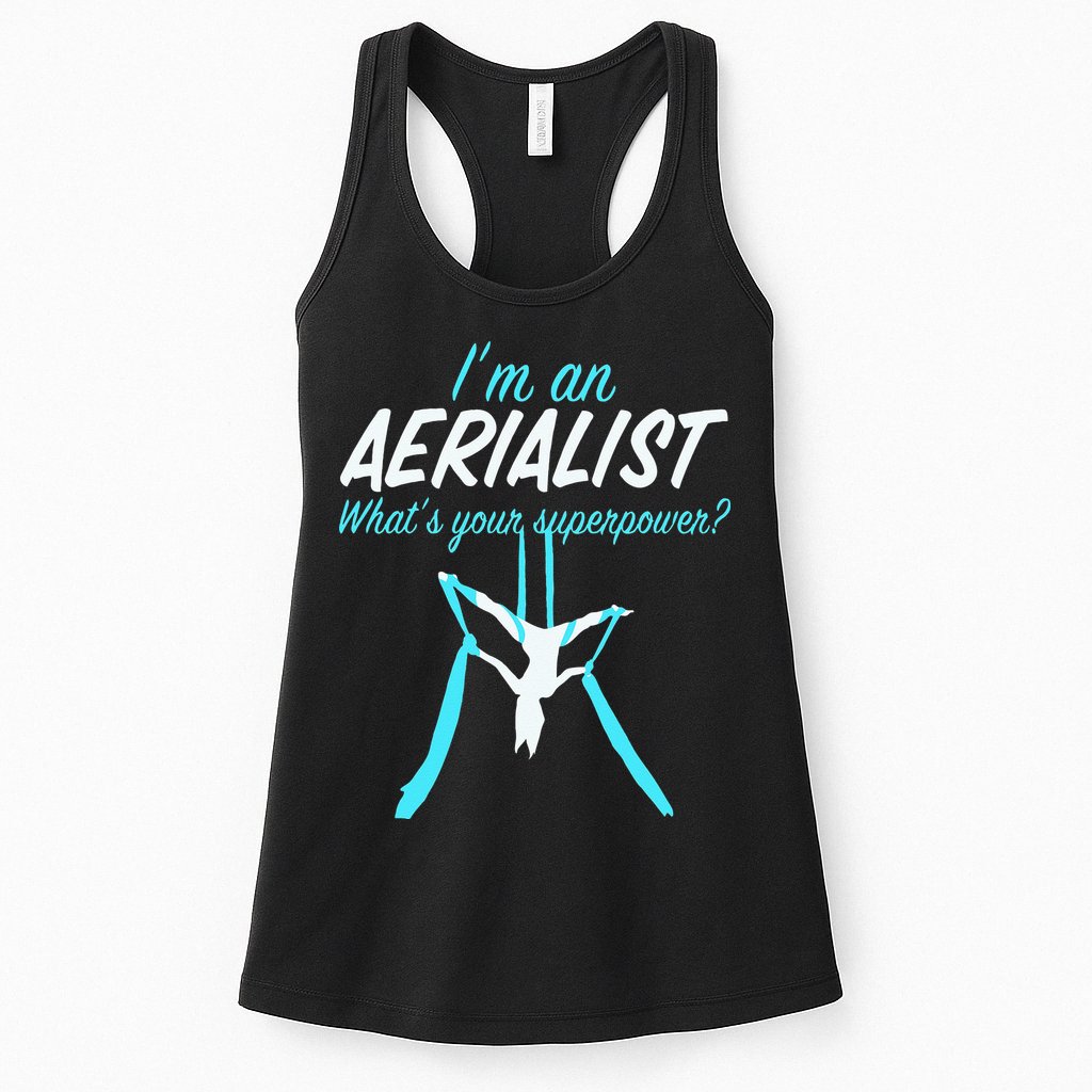 Aerial Silks Dancer Aerialist Air Yoga Acrobatics Women Gift Womens Tank Top